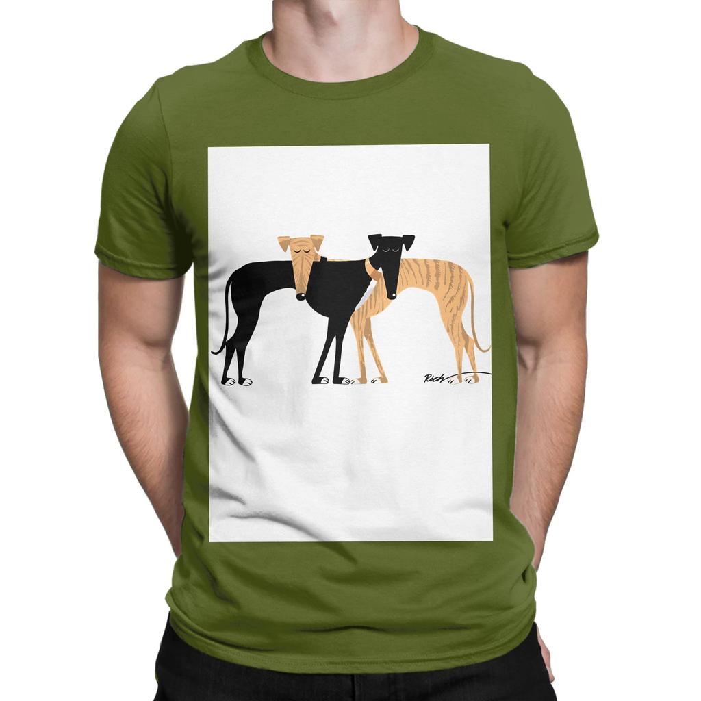 Head Rest Brindle Hound Funny 100 Cotton Tshirt Whippet Tees Tops For Unisex
