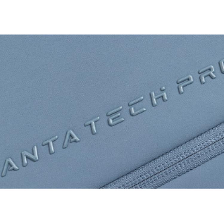 Anta Plain Zip Collar Pullover Long Sleeve T-Shirt Men Tops Gray Green 152417703-2