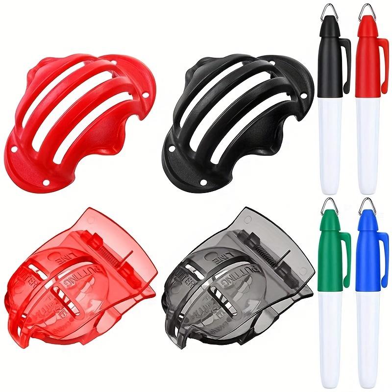 Golf Ball Liner Marker Template Set Marker Pen Golf Putting Positioning Imporve Putt Accuracy Aids Golf Tools(No Ball)