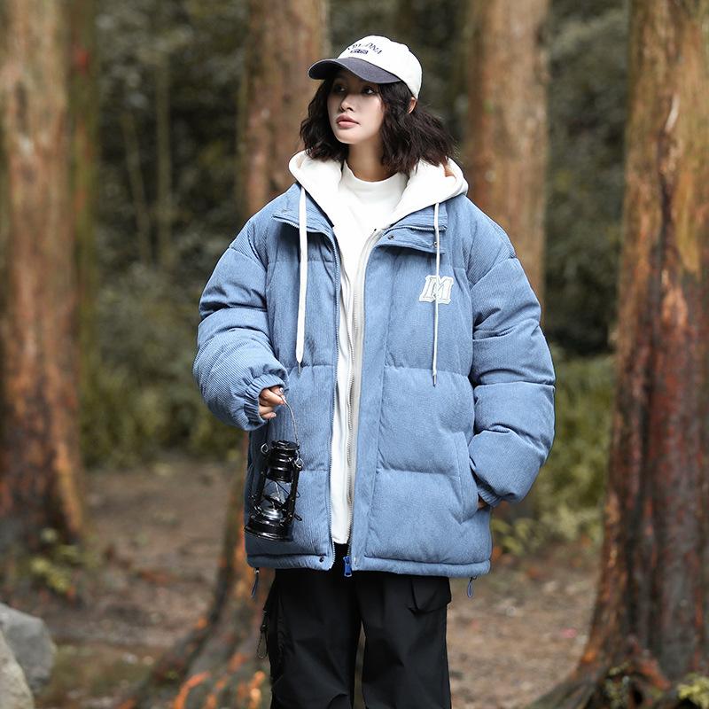 

Мужская повседневная хлопковая куртка с капюшоном однотонная зимняя на каждый день 3XL синий