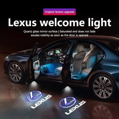 For ES250 ES300 350 RX300 LX450 LX470 LX570 RCF RC350 ES RX GX LS LX Led Car Door Welcome Light Logo Projector Laser Lamps