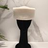 French Style Beret Hat Elegant Fedora Hat Vintage Airline Stewardess Caps  Performances
