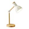 Green LED bulb 5W white light (B) UK standard $ Nordic table lamp eye protection simple bedroom bedside lamp