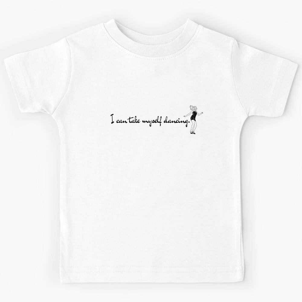 I can take myself dancing [Miley Cyrus inspired] black and white Kids T-Shirt 170