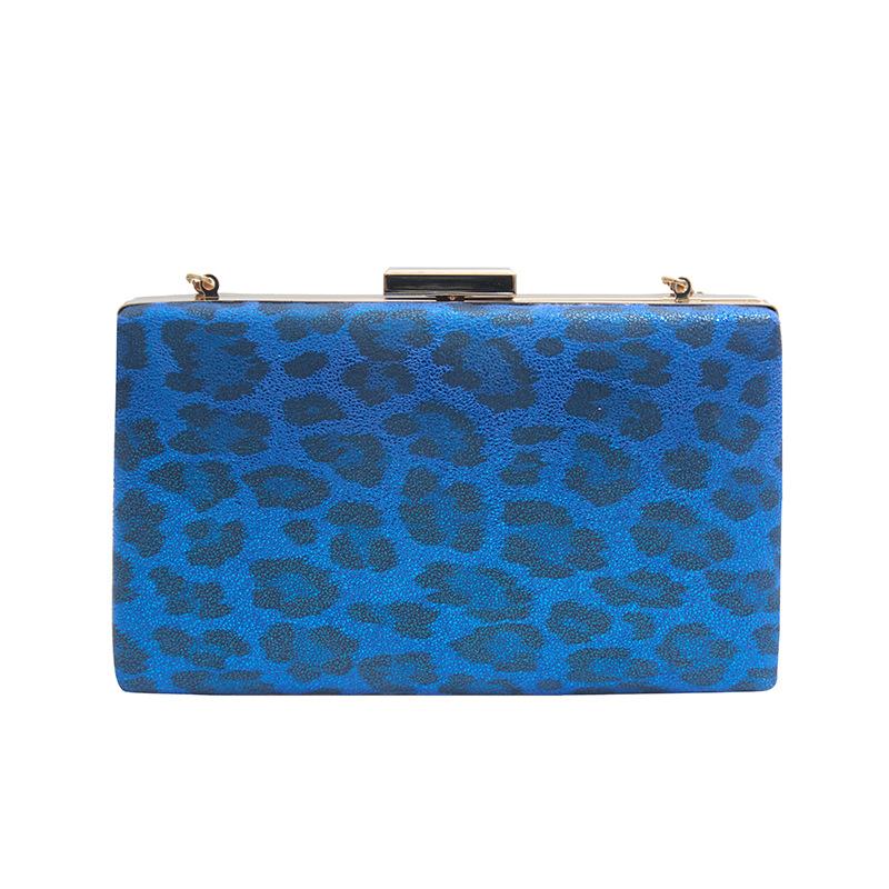 European and American Trend Retro High-end Leopard Print Banquet Bag Niche Light Luxury Temperament Women's Versatile Chain Messenger Bag