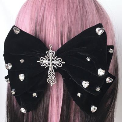 Ali d'Angelo Balestre Fermaglio per Capelli con Strass Parrucchini Accessori per Capelli per Feste in Stile Gotico e Vintage