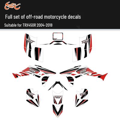 TRX450R FourTrax ATV Motorcycle Decorative Stickers (2004-2008, 2010-2016)