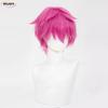 High Quality Saiki Kusuo Cosplay Wig Rose Pink Short Heat Resistant Synthetic Hair Anime Role Play Wigs + Wig Cap