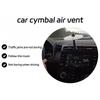 Car Crash Cymbal Vehicle-Mounted Knocking Cymbal Ornaments Car Air Outlet Creative Car Mini Drum Cymbal Air Vent Decoration