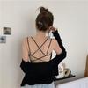 Korean version of cotton beauty back sling vest underwear women with chest pad bra student chest wrap summer spice girl no steel ring tube top