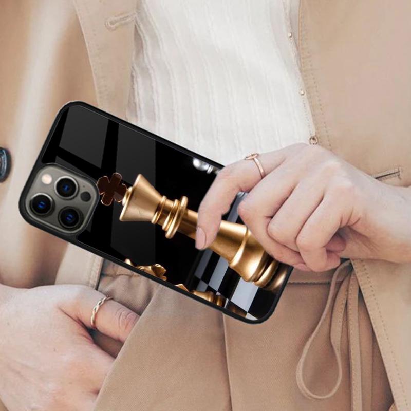 Chess Checkmate Chessboard Magnetic Phone Case For APPLE iPhone 17 Air 16 14 13 12 Pro Max 15 Plus Wireless Charge MagSafe Cover