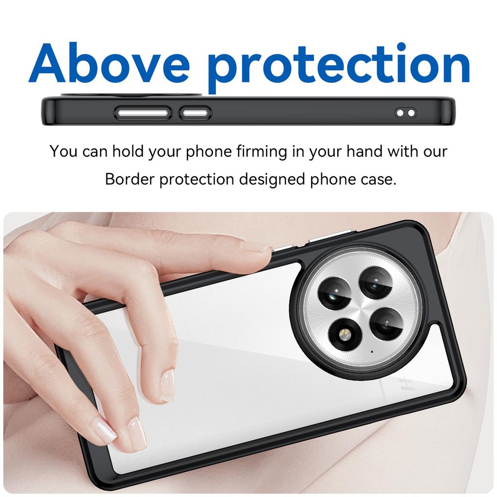 Per Oneplus 13 Custodia Trasparente Oneplus 13 13R Cover Coque Funda Telaio in TPU Trasparente Rigido Paraurti Antiurto per Telefono Per Oneplus 13