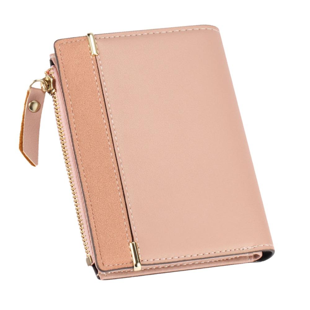 Holiday Present Lightweight Women Purse Fashionable PU Buckle Purse Compact Delicate Coin Purse Outdoor