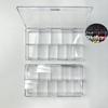 Compact And Transparent Nail Box For Nail Storage And Display