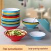 Nordic Style 7-inch Melamine Soup Bowls, 2-Pack