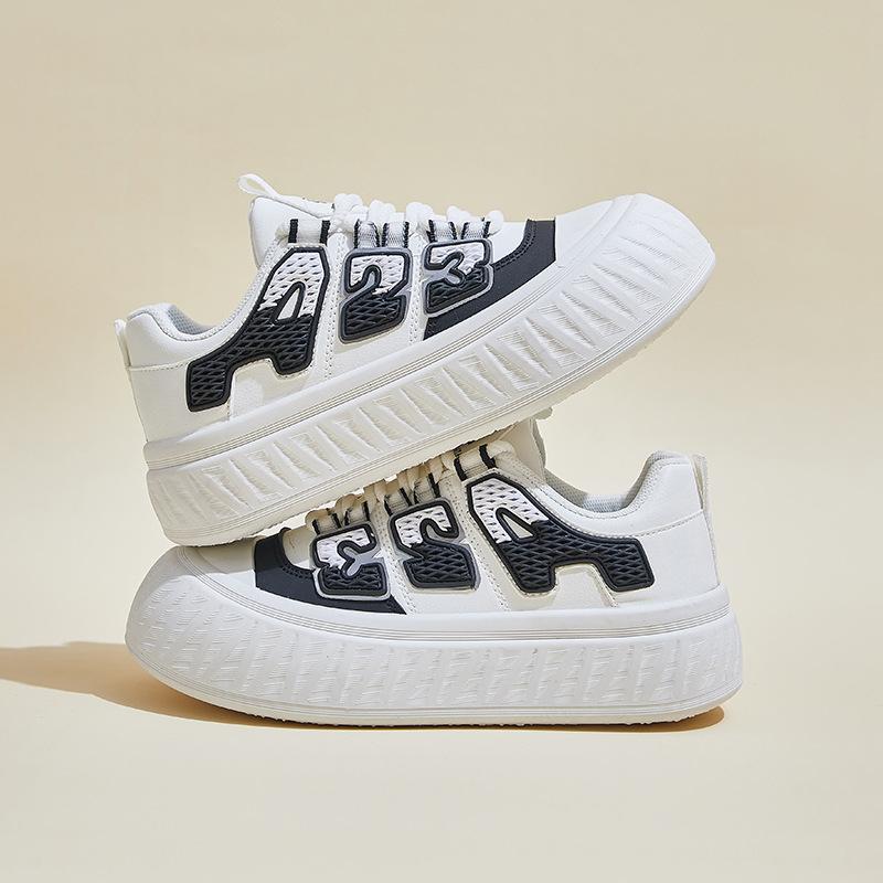 

Женские повседневные кроссовки на толстой платформе со шнуровкой, нескользящие, легкие, для ходьбы, женские, из искусственной кожи, удобные, спортивные, для тренировок, теннисные кроссовки 40 чёрный