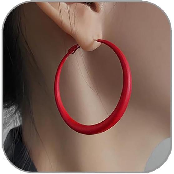 Серьги-кольца для женщин Преувеличенные серьги-кольца 80-х 90-х Заявление Серьги-кольца Легкие Антиаллергенные Огромные серьги-кольца для женщин