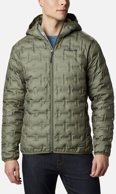 Куртка Columbia Delta Ridge Down Hooded Jacket stone green/heather print