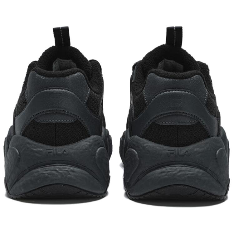 Fila Croissant Casual Comfortable Fleece Durable Warm Low-Top Dad Shoes Women Sneaker Black F12W441115FBD