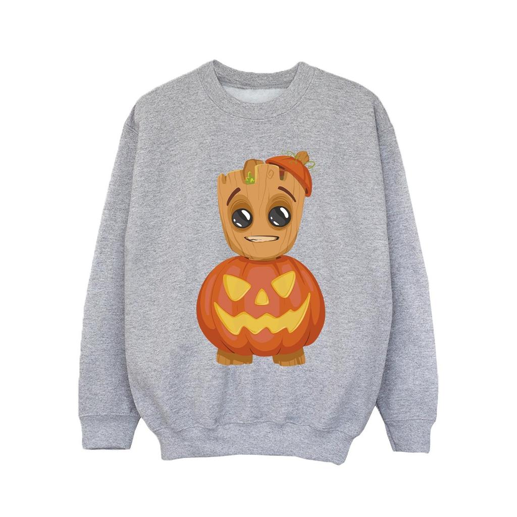 Marvel Girls Groot Pumpkin Sweatshirt