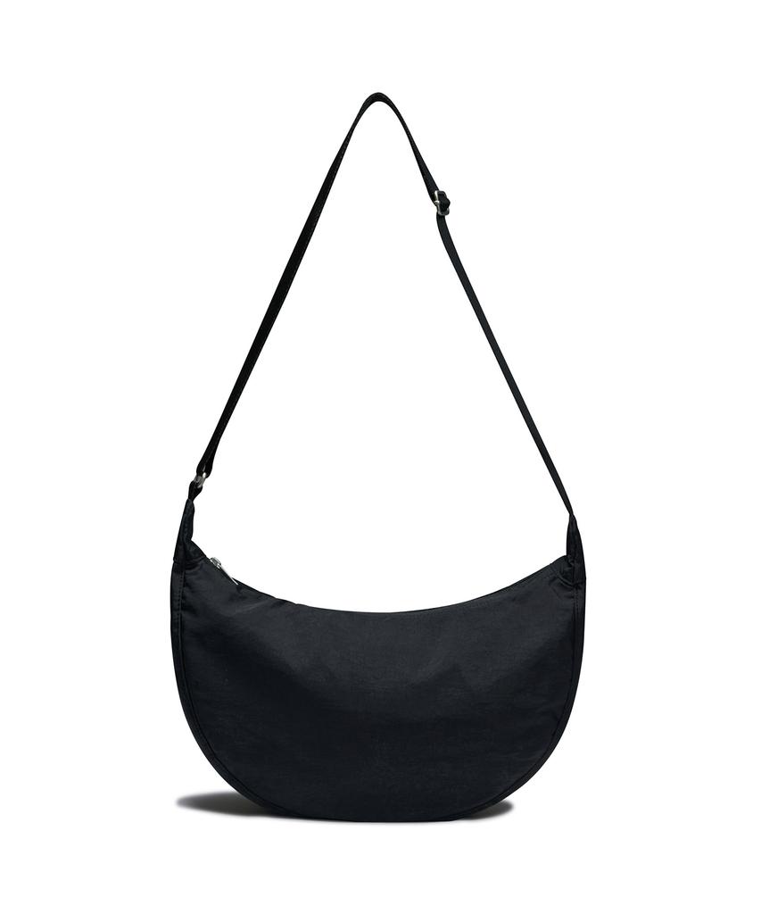 Musinsa Standard Crinkle Mini Hobo Crossbody Bag [Black]