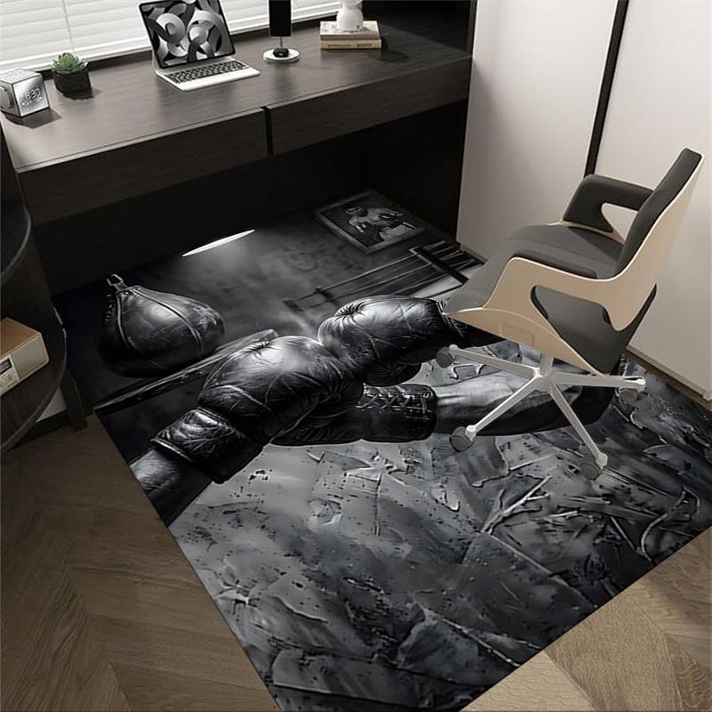 

1PC Boxing Gloves Boxing Ring Extra Large Non-Slip Floor carpet, Office, family, bedroom, Studio - Large Area RugJ0379 60cm by 90cm