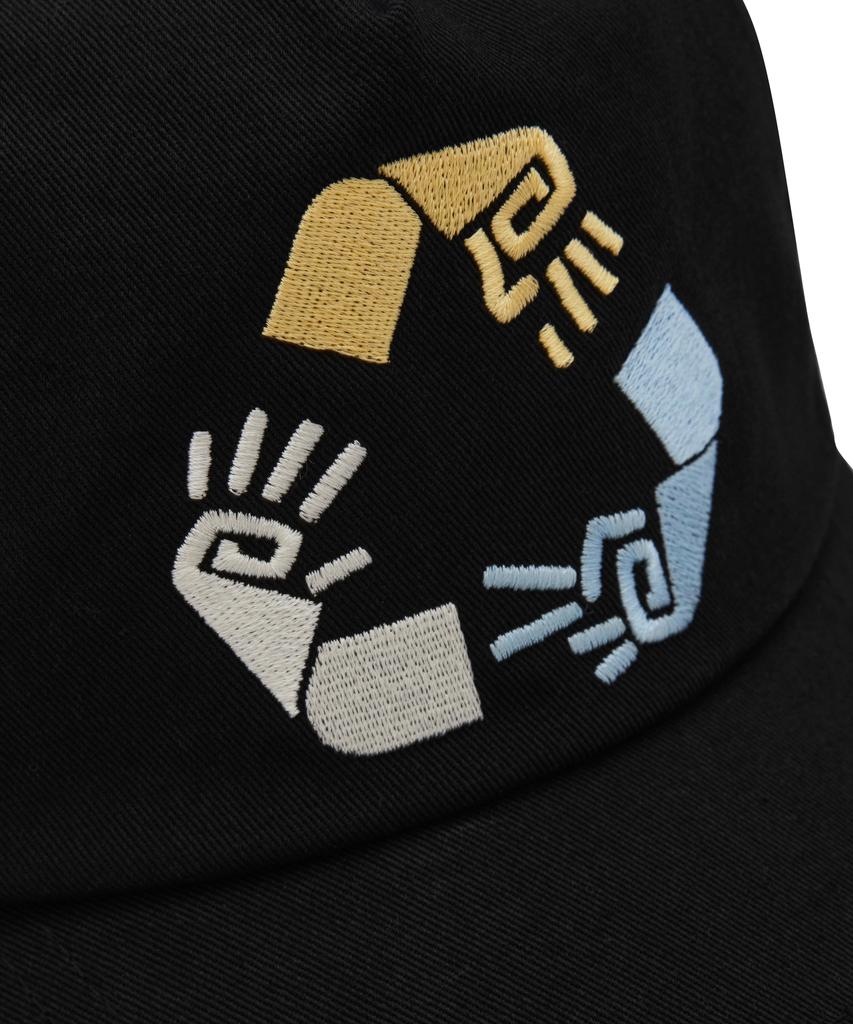 Yunae Rps Triangle 5Panel Ball Cap (Black)