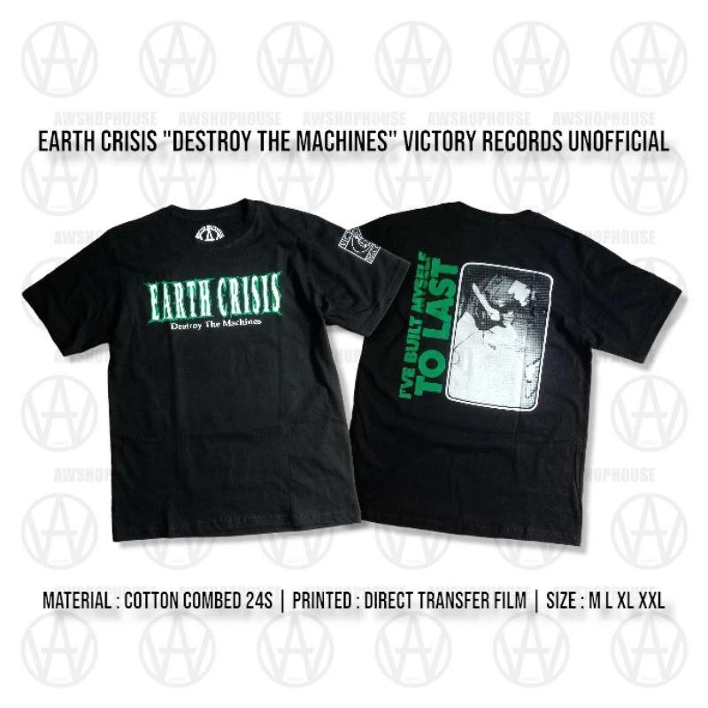 VTG Earth Crisis 1995 Victory Rec T-Shirt Reprint 2 Size S-5XL Unisex T-Shirt L