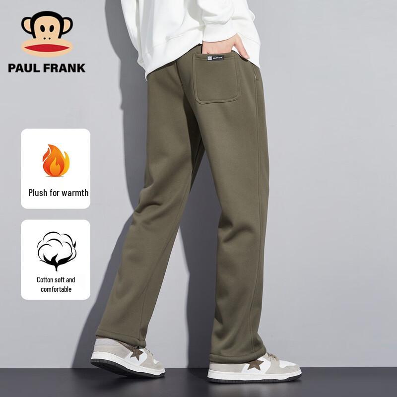 paul frank Men's Winter Fleece-Lined Casual Sport Pants