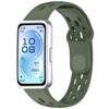 For Band 11/11 Pro Cellular Network Breathable TPE 18mm Watch Strap with Snap Button Buckle