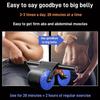 Abdominal Wheel Exerciser Dual Wheel Design Abdominal Fitness Wheel Automatic Rebound Anti-Slip for Bodybuilding Training