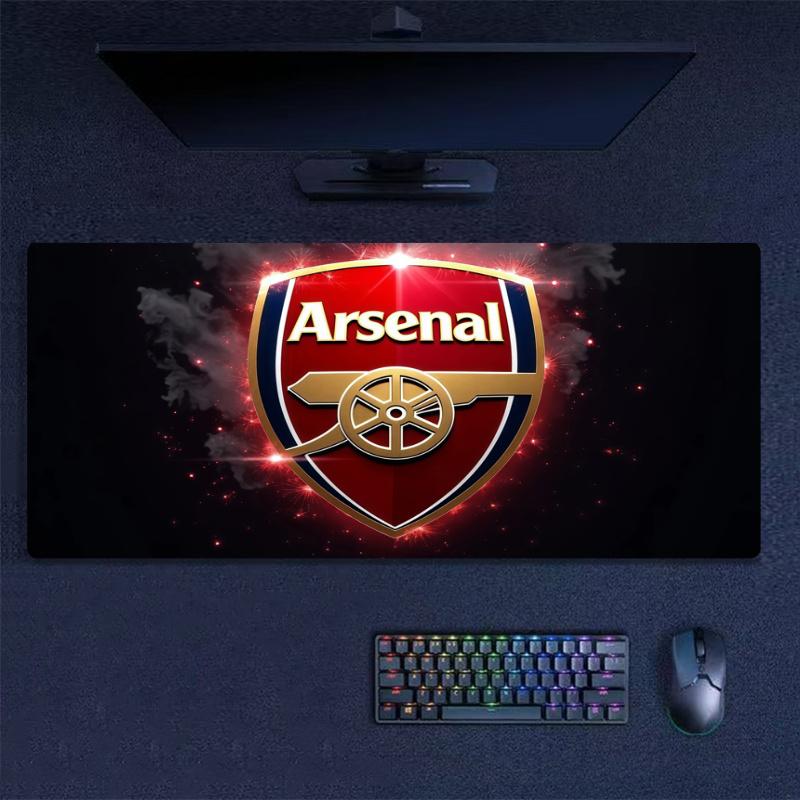 Arsenal Print Polštář Protiskluzová podložka pod notebook/tablet Velká podložka pod myš XXL Podložka pro Mini PC Hrací podložka S uzamčeným okrajem