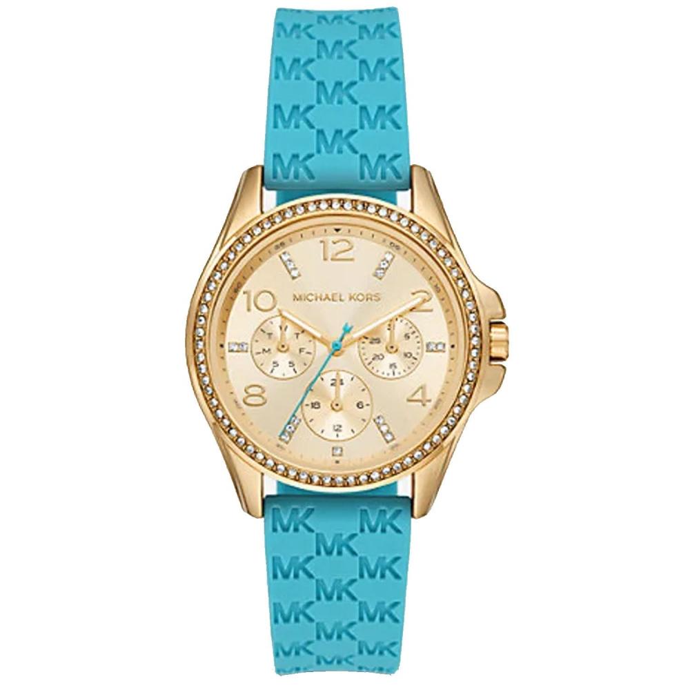 

Женские часы Michael Kors Mini Pilot с золотым циферблатом, золотистый