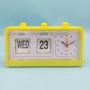 Vintage Fashion Flip Clock Digtal Flip Day Date Time Display Clock