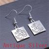 Boucles d'oreilles Symbole Om Yoga Vintage Boucles d'oreilles Mode Pour Femmes Apprêts de Fabrication de Bijoux DIY