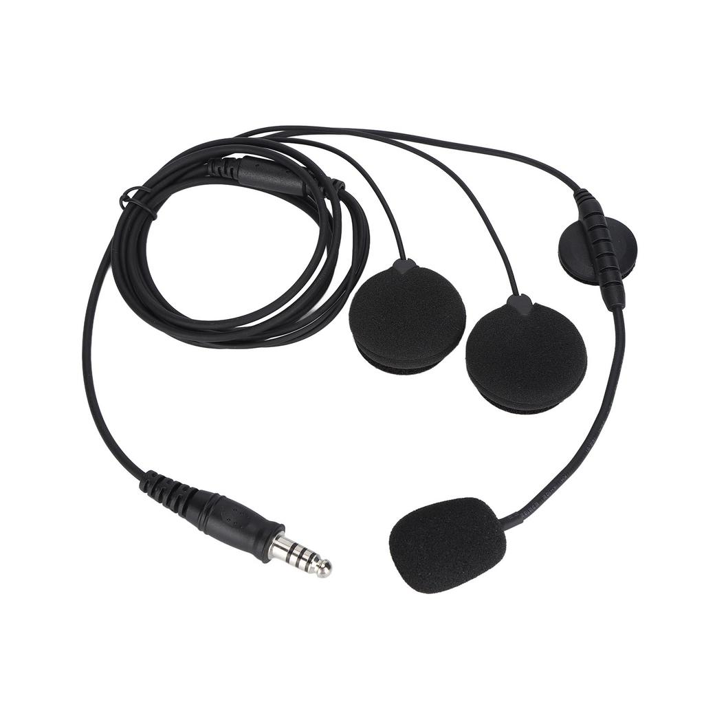 7.1mm Motorcycle Headset Hands Free Call Stereo Sound Bilateral Helmet Headphone for Outdoor Motorbike