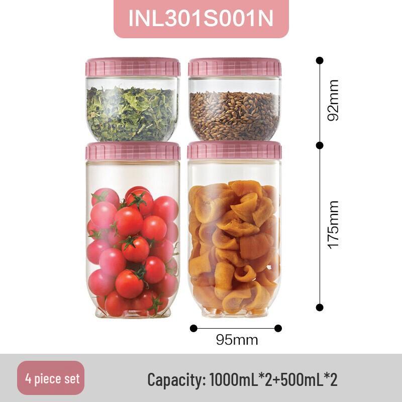 LocknLock Fresh-keeping Storage Jar 4-piece Set