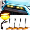 G Arrow-Like Amber Lens Amber Light-Big Grille Lights Compatible with 2019-2014 Toyota 4 Runner TRD Pro/ SR5/ TRO Off-Road/Limited