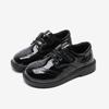 Girls' Leather Shoes Spring and Autumn New Black Soft End Children's Fashion British Style Performance Princess Single-Layer Shoes