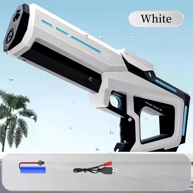 Electric continuous water gun for children's toys, automatic water absorption, strong water spray, high-pressure water spray gun