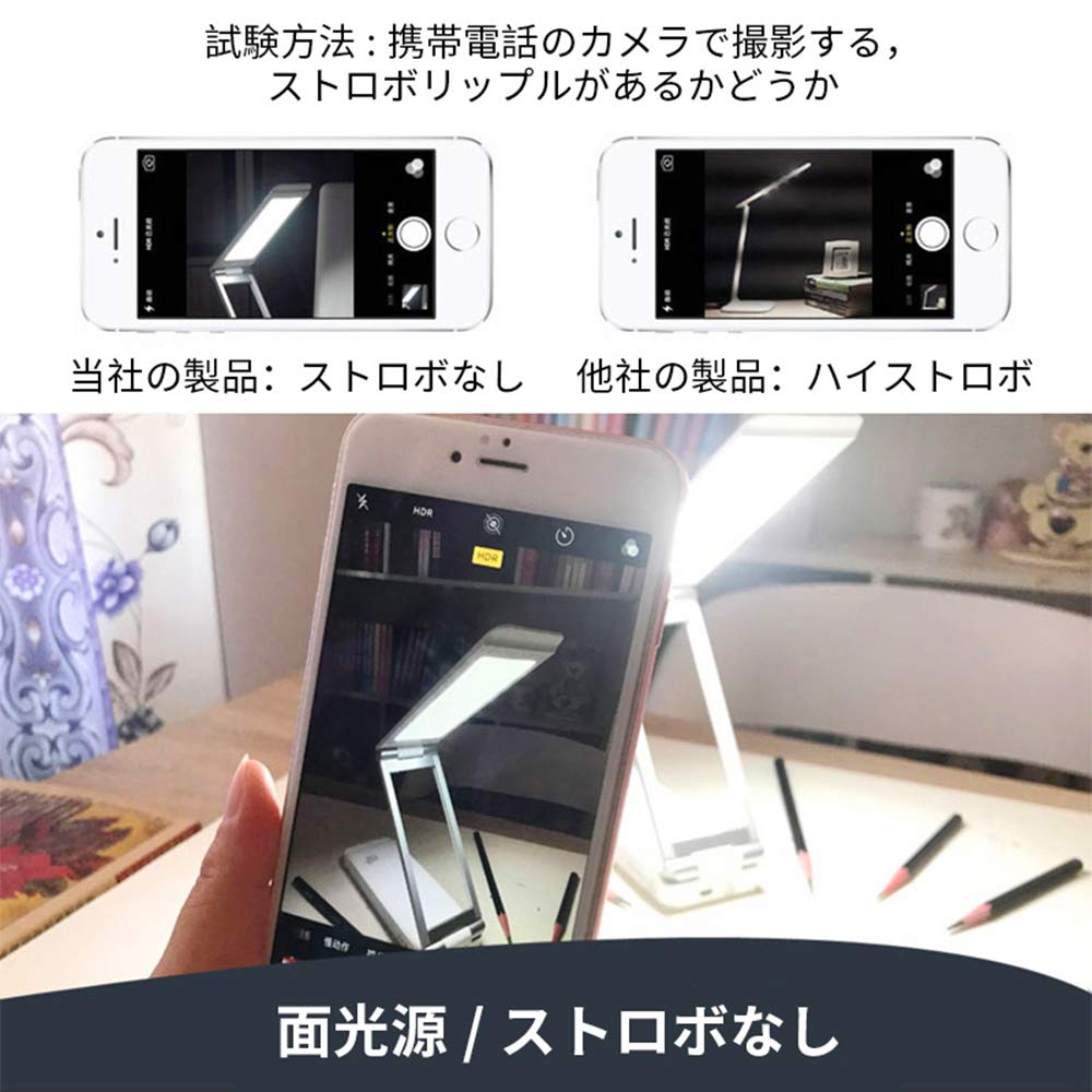 Micro-hertz Desk Lamp (8-Hour Brightness, 48-Hour Lowest Brightness), Stepless Dimming, Wall-Mounted, Foldable, Cordless LED Reading Lamp, USB