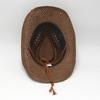 Women's Foldable Straw Western Cowboy Hat Wide Brim Sun Hat Summer Vacation Lightweight Beach Cowgirl Hat