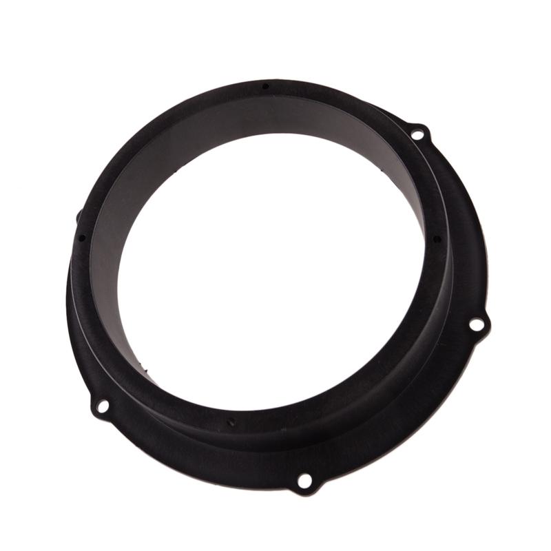 

Black 1 Pair 8 inch to 6.5 inch Car Stereo Speaker Spacers Adaptor Replacement Universal Plastic
