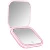 Compact Travel Makeup Mirror with LED Light, Magnification, and Folding Design – Perfect for Women and Students