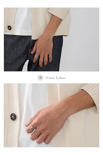[Cisst Liber] Hawaiian Jewelry Ring for Men and Women, H-Shaped, Hawaiian Brand, Surgical Stainless Steel, Hypoallergenic, Gold (Gold, Size 13 (Inner