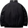 Anta Basketball Series Sports Casual Simple Stand Collar Loose Jacket Unisex Jacket Basic-Black 172441802-3