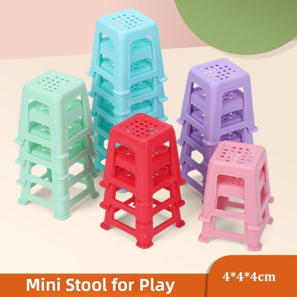 Multicolors Chinese Mahjong Pocket Table Set 1:12 Miniature Things Dollhouse Accessories