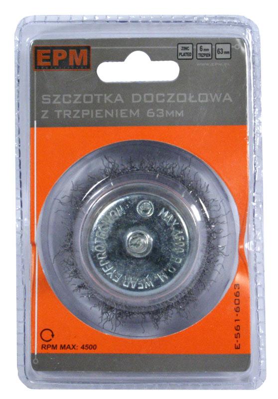 CUP BRUSH WITH 75MM SHANK ZN - E-561-6075