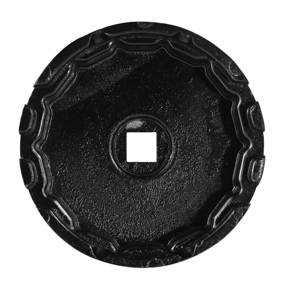 Oil Filter Cap Wrench Tool 14 Flute 3/8 Square Drive Socket Remover for Toyota  Forged Alloy Sandy Anti-Slip Finishing
