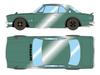 Makeup Vision Scale Nissan Skyline 2000 1971 with Spoiler Metallic Finished Model VM244E 1/43 GT-R (KPGC10) (Works Wheels), Green,